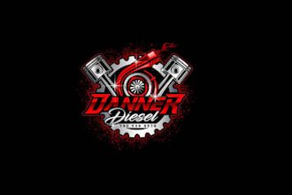 create high quality and beautiful diesel logo design
