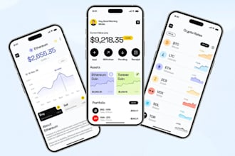 develop fintech app bank app neobank app crypto trading app p2p app