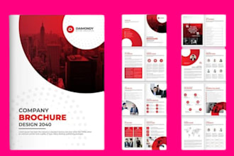 write and design company profile, annual report, business brochures, booklet