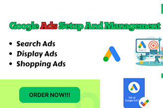 setup merchant center and google ads campaign