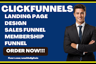 do clickfunnels landing page sales funnel lead capture membership funnel website