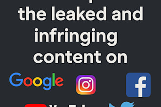 report infringing and leaked content under dmca