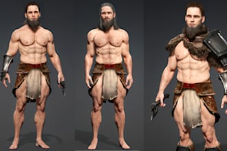 3d realistic game character modeling in unreal engine metahuman character design