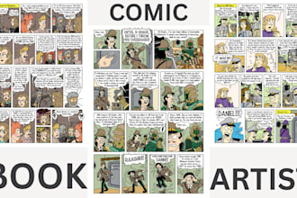 draw manga character, manga comic page, anime comic book, webtoon manga artist