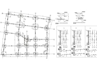 do city permit blueprint foundation plan construction plan mep structural design