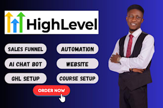 set up ghl automation gohighlevel sales funnel gohighlevel ai chatbot website