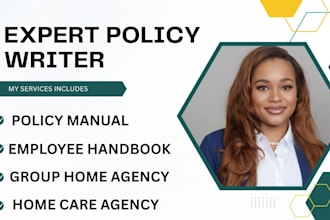 write group home care policy manual, employee handbook, residential assisted liv