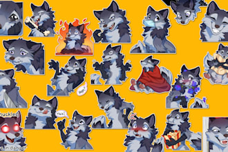 draw furry telegram stickers discord sticker animated furry nsfw sticker pack