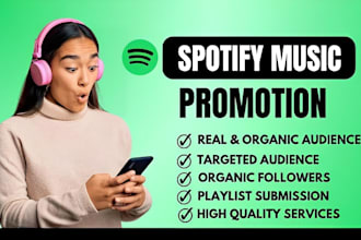 do spotify album promotion, spotify ads campaign, spotify music promotion