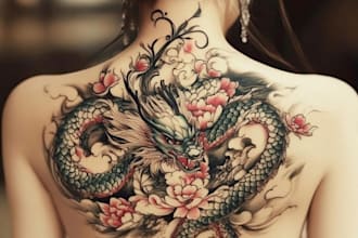 tailored japanese tattoo designs by expert