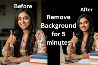 do a professional editing of background removal of an object or picture