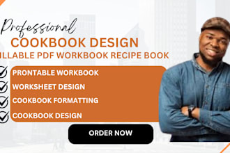 design fillable pdf workbooks cookbook design editable canva ebook formatting