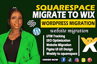 convert, clone weebly,wix, godaddy,webflow,figma ui UX to squarespace, wordpress