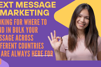 send your bulk SMS, SMS marketing, text marketing, SMS automation, SMS blast