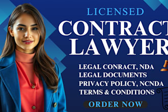 write legal contracts, agreements, nda, terms and conditions, privacy policy