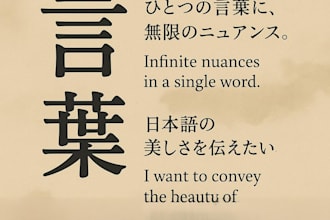 manually translate english to japanese