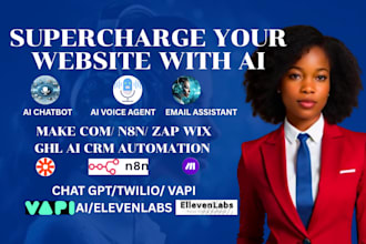 integrate vapi ai voice call agent whatsapp bot elevenlabs API wix wp ghl site