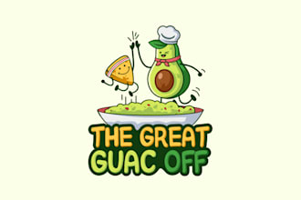 design cute character logo