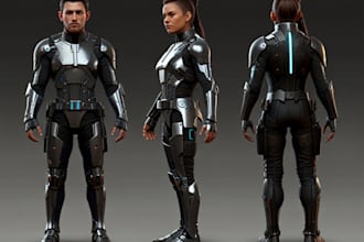 design your sci fi and star wars character
