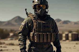 create military tactical character