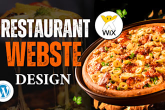 build restaurant website with food delivery, online booking, and food menu