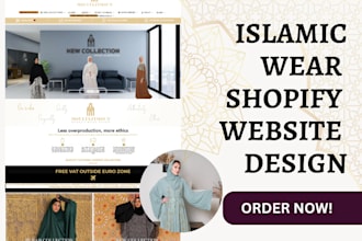 design islamic wear shopify hijab abaya muslim wear islamic clothing website