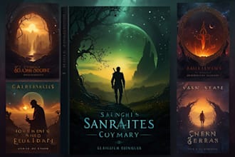 design fantasy, romance and sci fi book covers