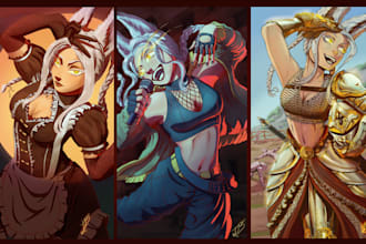 draw in anime and comic style
