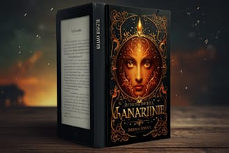 do book cover design, kindle book cover, fantasy ebook cover