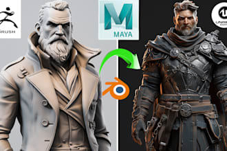 design stylized game character realistic 3d metahuman character game assets ue5