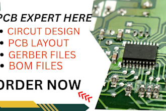 design schematic and pcb design in easyeda, altium and proteus