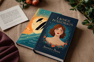 do illustrated romance book cover design
