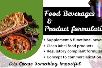 formulate food formulation beverages supplements nutrition and soft drinks