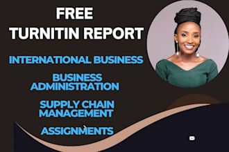do international business, trade, business administration assigned, supply chain