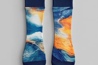 create unique socks design for your brand
