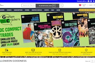 design comic book website fanzines website magazine website