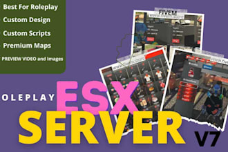 develop and optimize your custom fivem rp server with scripts, cars, and eup