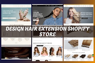 design hair extension shopify beauty hair store beauty hair salon beauty website