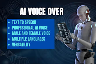 create high quality ai voice over for any project