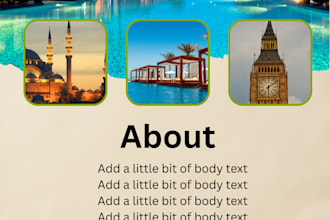 design professional travel or hotel flyers and posters