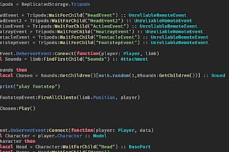 create any roblox script you need with expert scripting