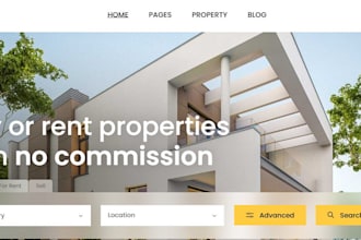 build property management website short term rental hotel booking website airbnb