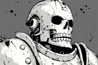 draw warhammer miniatures for your needs