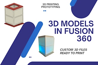 custom design table light in fusion 360