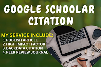 backdate citation and publish your article in peer review google schola journal