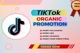 skyrocket your tiktok video to gain real and organic likes and views organically