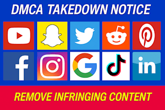 takedown harassing defaming links from reddit tiktok facbook instagram twitter