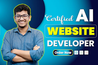do website development custom website design ai chatbot as front end developer