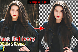 cut out images and remove  background professionally