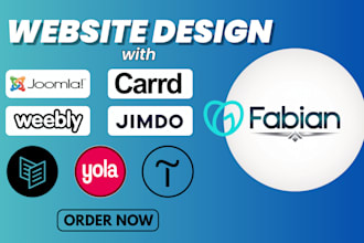 showit carrd weebly godaddy landing page tilda webador jimdo yola website design